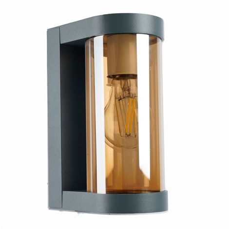 Светильник садово-парковый Feron DH1901, на стену, E27 230V, серый - фото 101448