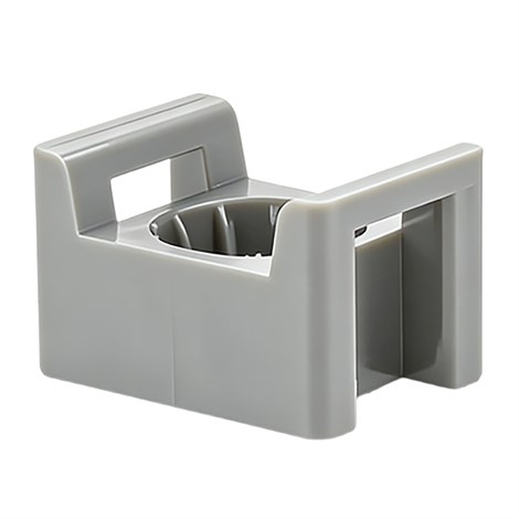 Площадка под стяжку для прямого монтажа STEKKER PMCL2316G 23*16 мм, серый (100 шт в упаковке) - фото 101948