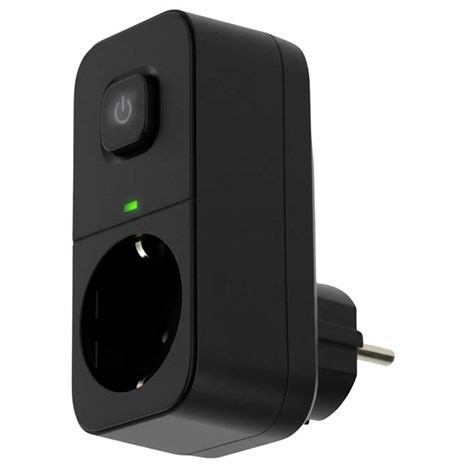 Сетевой фильтр 1-местный с/з STEKKER 220В, 16А, с выключателем, серия Nova, HM81-11-2, черный - фото 102246