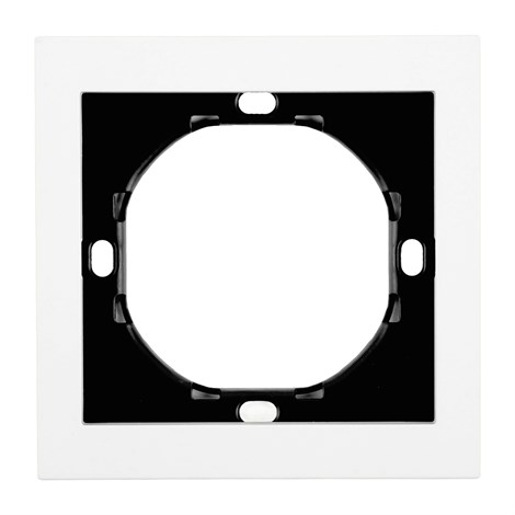 Рамка 1-местная, STEKKER, серия Мия, PFR00-3001-01, белая магнолия - фото 103055