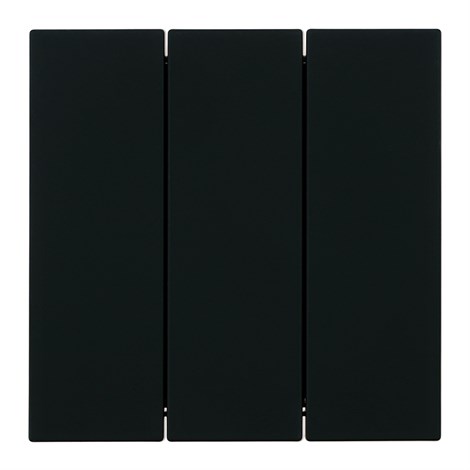 Выключатель 3-клавишный (механизм), STEKKER, 250В, 10А, серия Мия, RSW10-3108-05, черный бархат - фото 103203