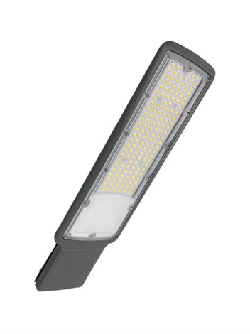 FL-LED Street 100W Grey 5000K 110-240В 10000Лм 440x110x30мм (свет-к консольный LED для d40-65mm) - фото 104423