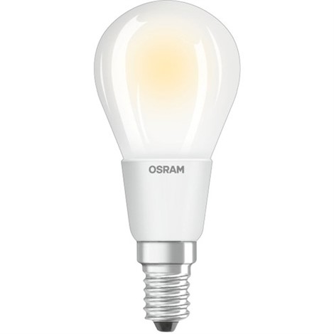 Светодиодная лампа OSRAM LED PCL P40D 4,5W/827 230V FR FIL E14 DIM 470lm FS1 шарик - фото 20061