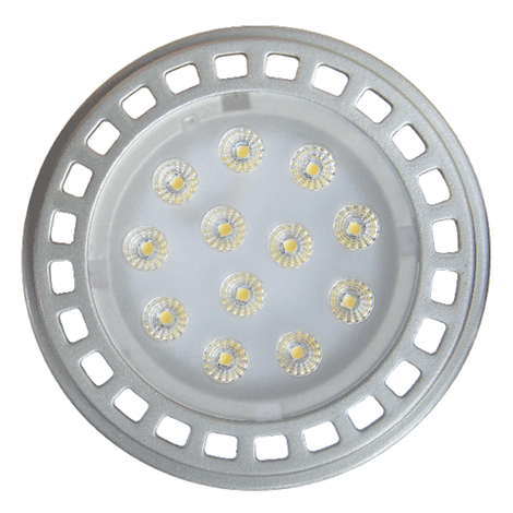 FL-LED AR111 18W 30° 2700K 12VAC/DC G53 d111x55 1400lm - лампа - фото 20409