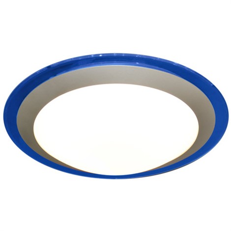 Накладной светодиодный светильник круглый синий ESTARES ALR-16 16W Холодный белый - фото 21675