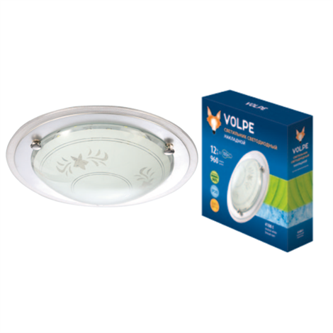 Светодиодный светильник накладной декоративный ULI-Q102 12W/NW WHITE/SILVER. ТМ VOLPE - фото 21723