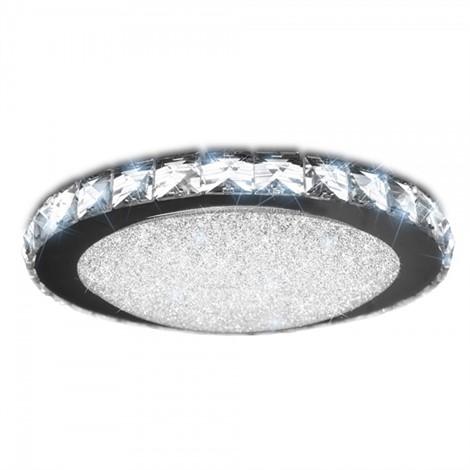 Накладной светодиодный светильник SIYANIE 25W R-350-CW-CRYSTAL-IP20 - фото 21907
