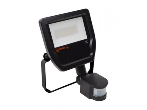 Светодиодный прожектор с датчиком OSRAM FLOODLIGHT LED SENSOR 20W/3000K BLACK IP65 - фото 22079