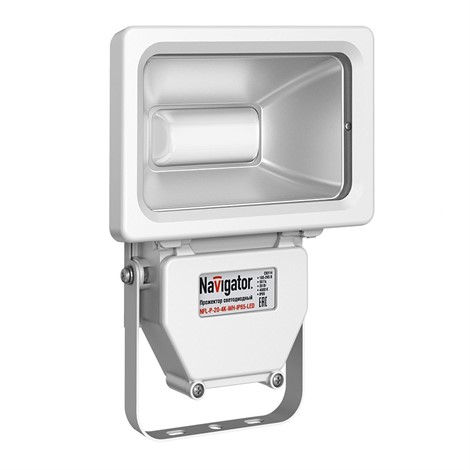 Светодиодный прожектор Navigator 94 612 NFL-P-20-4K-WH-IP65-LED - фото 22275