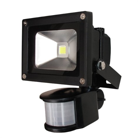 Прожектор светодиодный с датчиком движения FL-LED MATRIX-CS CUB 10W 4200К 800Lm IP65 черный - фото 22358