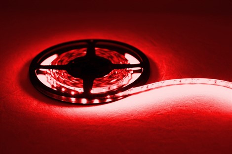 Лента светодиодная 3528, 4,8W/m красная LED 60 - фото 23286
