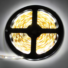 Ecola LED strip STD 4,8W/m 24V IP20 8mm 60Led/m 2800K 4Lm/LED 240Lm/m светодиодная лента на катушке 5м - фото 23384