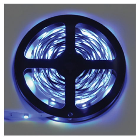 Ecola LED strip STD 7,2W/m 12V IP20 10mm 30Led/m Blue синяя светодиодная лента на катушке 5м - фото 23403