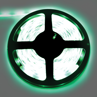 Ecola LED strip PRO 7,2W/m 12V IP65 10mm 30Led/m Green зеленая светодиодная лента на катушке 5м - фото 23462