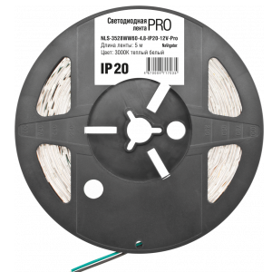 Светодиодная лента Navigator 71 703 NLS-3528WW60-4.8-IP20-12V-Pro R5 - фото 23803