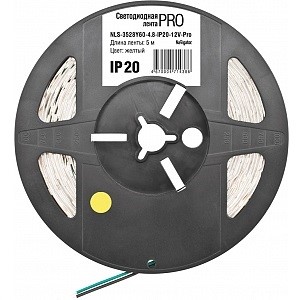 Светодиодная лента Navigator 71 438 NLS-3528Y60-4.8-IP20-12V-Pro R5 - фото 23810