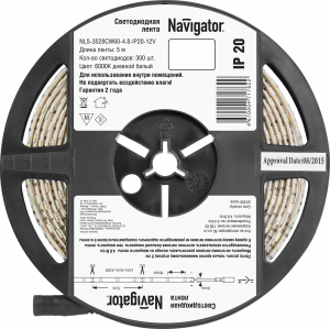 Светодиодная лента Navigator 71 762 NLS-3528 - фото 23822