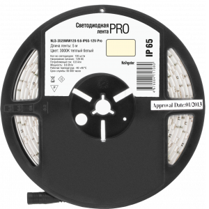 Светодиодная лента Navigator 71 708 NLS-3528WW120-9.6-IP65-12V-Pro R5 - фото 23830