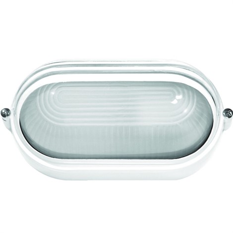 Светильник Vito VT-301C 60W E-27 овал Белый с речничкой IP54 - фото 23978