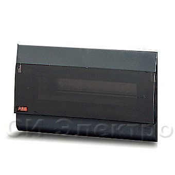 ABB LUC Бокс для настенного монтажа серый 6мод. без дверцы IP40 - фото 25548