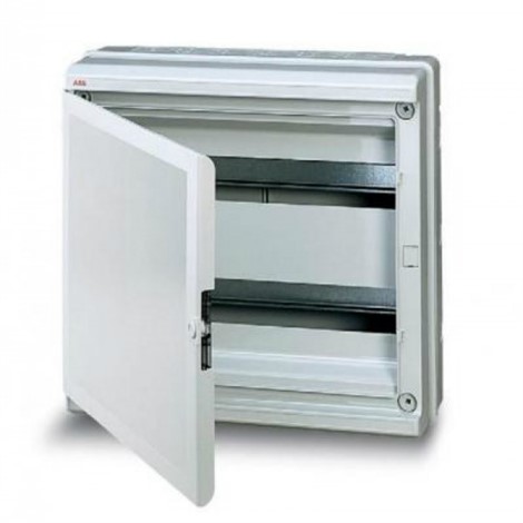 Бокс ABB EUROPA IP65 настенный 36М (2х18) с дверцей серый - фото 25683