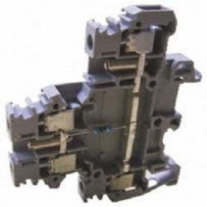 ABB M4/6 Entrelec Клеммник винтовой до 4 мм.кв., серый "фазный" - фото 25941