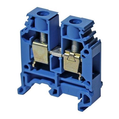 ABB M10/10.N Entrelec Клеммник винтовой до 10 мм.кв., синий "нейтраль" - фото 25968