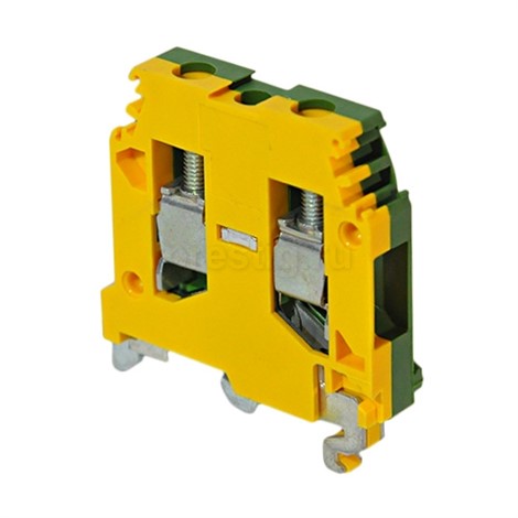 ABB M6/8.P Entrelec Клеммник винтовой до 6 мм.кв., зеленый "земля" - фото 26005