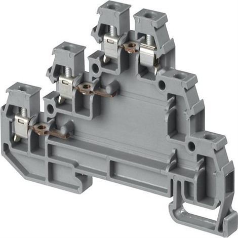 ABB D2,5/6.D Клеммник винтовой 3-х уровневый 2.5мм.кв - фото 26080