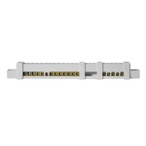 Клеммник ABB 12492 (N PЕ) на 8М для боксов ESTETICA-UNIBOX-EUROPA IP40, 12М для EUROPA IP65 - фото 26117