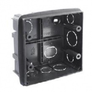 PlastElectro Коробка установочная 2-я скрытой проводки 100х100(83)х50, IP20 - фото 26619