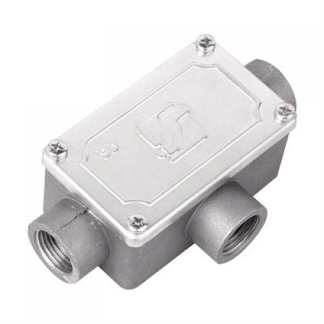 DKC Cosmec Коробка ответвительная алюминиевая 118х67х42, 3 ввода, М25х1.5, IP55 - фото 26682