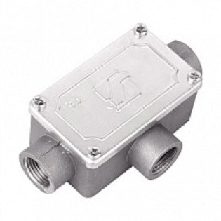 DKC Cosmec Коробка ответвительная алюминиевая 118х67х42, 3 ввода, М16х1.5, IP55 - фото 26685