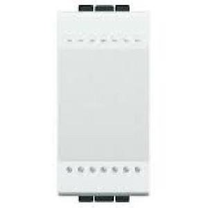 N4001N Bticino LivingLight Выключатель с винтовыми клемами. размер 1 модуль. цвет белый - фото 28218