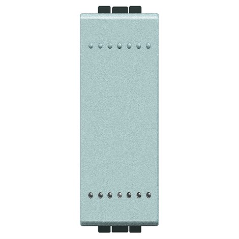 NT4001N Bticino LivingLight Выключатель с винтовыми клемами. размер 1 модуль. цвет алюминий - фото 28235