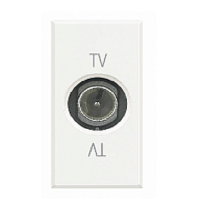 Bticino Axolute White Розетка TV оконечная 1 мод HD4202DC - фото 28570