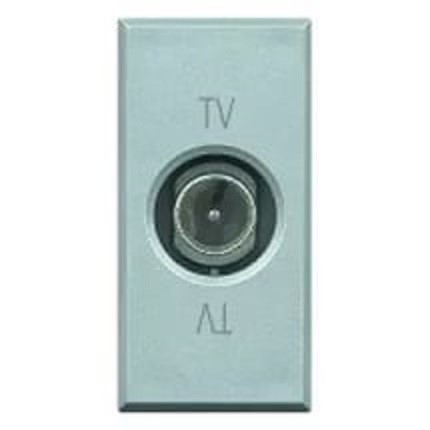 BT Axolute Алюминий Розетка TV оконечная 1 мод - фото 28578