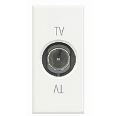 Bticino Axolute White Розетка TV оконечная "папа" с возможностью обратной связи 1 мод HD4202D - фото 28621
