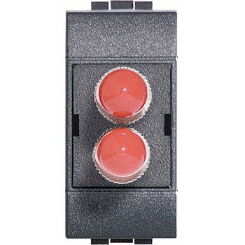 L4268ST Bticino LivingLight. Сдвоенный разъём для оптоволоконной линии — кабельное гнездо SТ — дуплекс - фото 28638