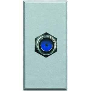 BT Axolute Алюминий Розетка компьютер RJ45 6 кат. FTP 1 мод 110 IDC - фото 28727