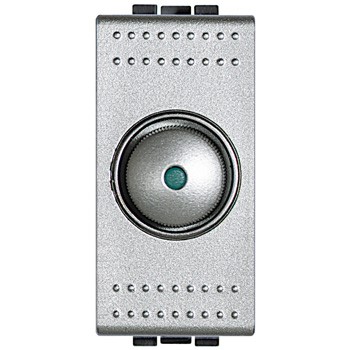 NT4402N Bticino LivingLight Светорегулятор для резистивных нагрузок. 500 Вт. цвет алюминий - фото 28734
