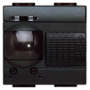 L4432 Bticino LivingLight. Приёмник с пассивным ИК датчиком движения с селектором О-А-I — 230В. 2 модуля - фото 28859
