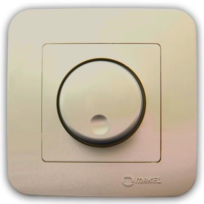 Диммер 600W крем Makel Lillium 71211 - фото 29618