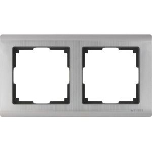 Рамка Werkel Metallic 2 поста WL02-Frame-02 глянцевый никель - фото 29677
