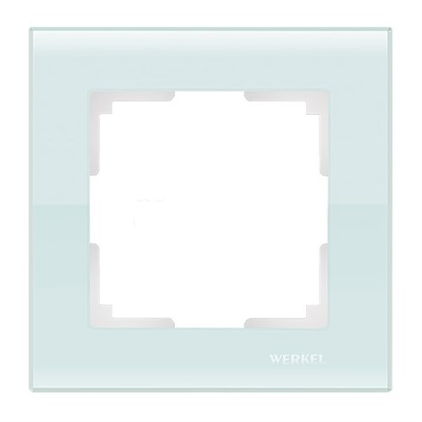 Рамка Werkel Favorit 1 пост WL01-Frame-01 натуральное стекло - фото 29781