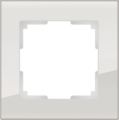 Рамка Werkel Favorit 1 пост WL01-Frame-01 Дымчатый, стекло - фото 29795