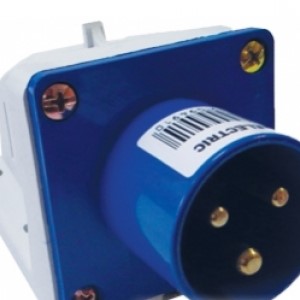 Вилка силовая стационарная IP44 32А 2P PE 220В TDM ELECTRIC - фото 30563