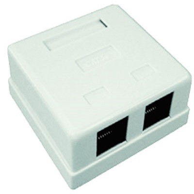 Компьютерная розетка 2*RJ-45 CAT5e PROCONNECT - фото 33393