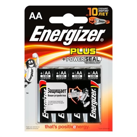 Батарейка Energizer Plus AA-LR6 - фото 33667