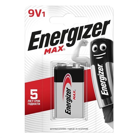 Батарейка Energizer 9V Max Крона - фото 33670